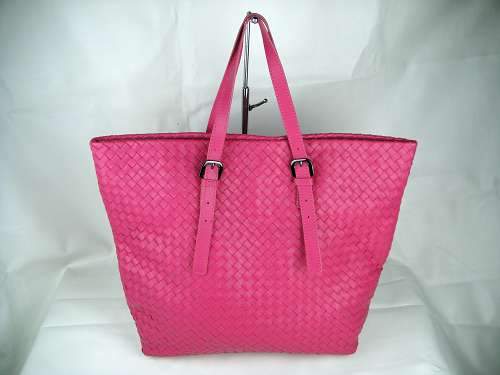 Bottega Veneta Lambskin Tote Bag 1027 peach red